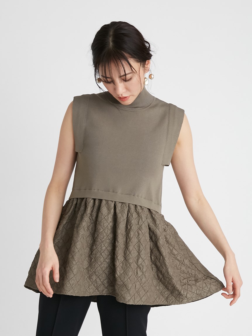 フクレJQニットドッキング(ニットプルオーバー)｜TOPS（トップス 