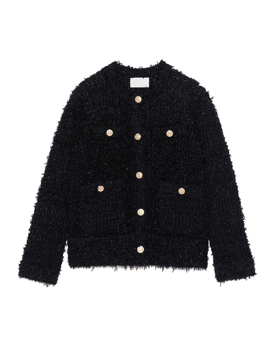 ツイードニットカーディガン(カーディガン)|TOPS(トップス ...