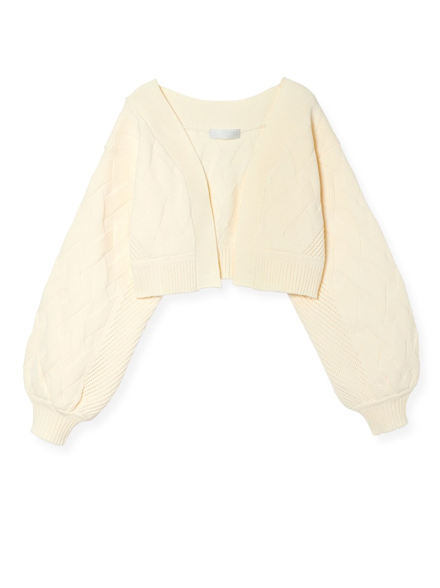 ケーブルニットボレロ(カーディガン)｜TOPS（トップス）｜CELFORD 