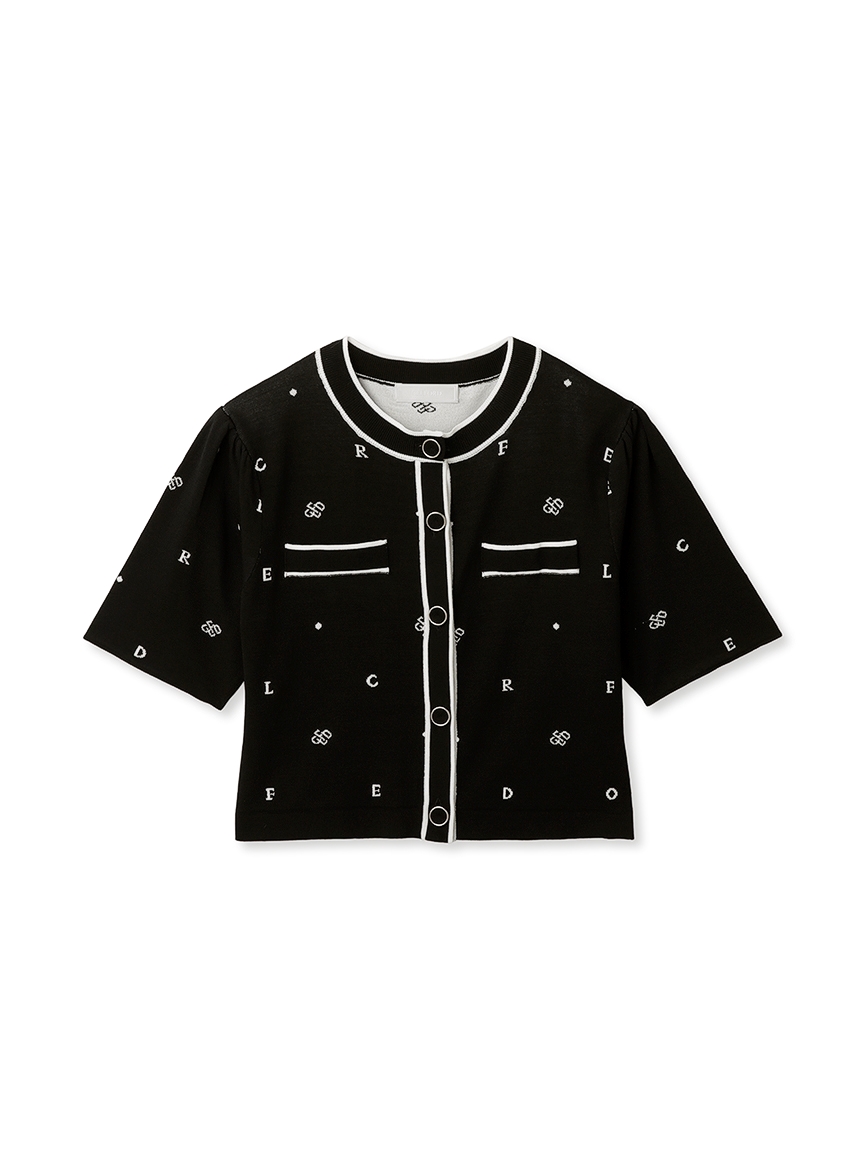 袋ジャガードニットカーディガン(カーディガン)｜TOPS（トップス