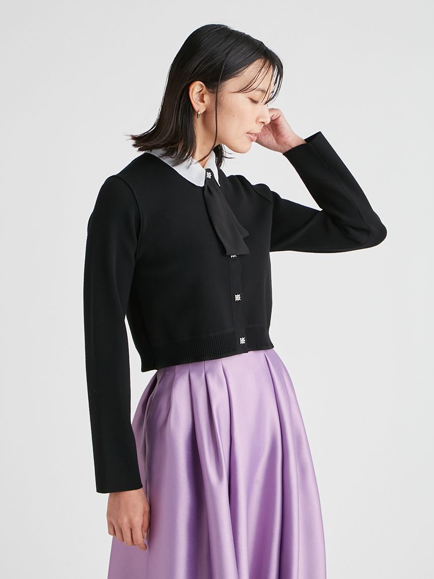 デタッチャブル総針カーディガン(カーディガン)｜TOPS（トップス 