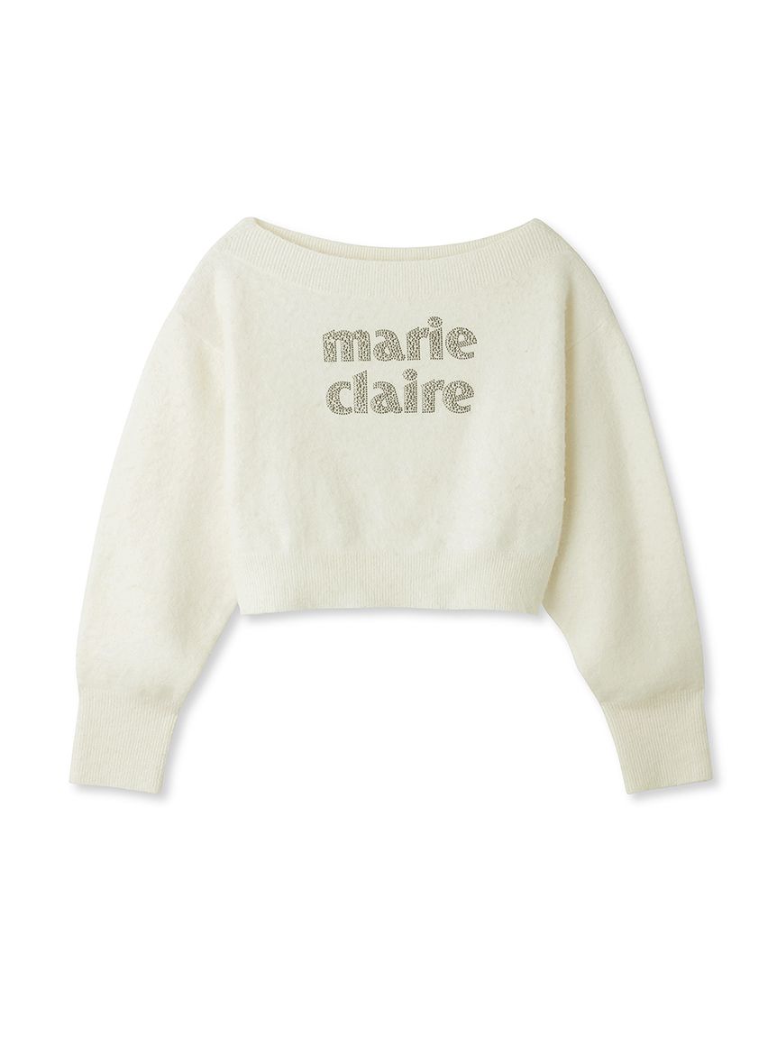 marieclaire×CELFORDCollaborationロゴニットプルオーバー