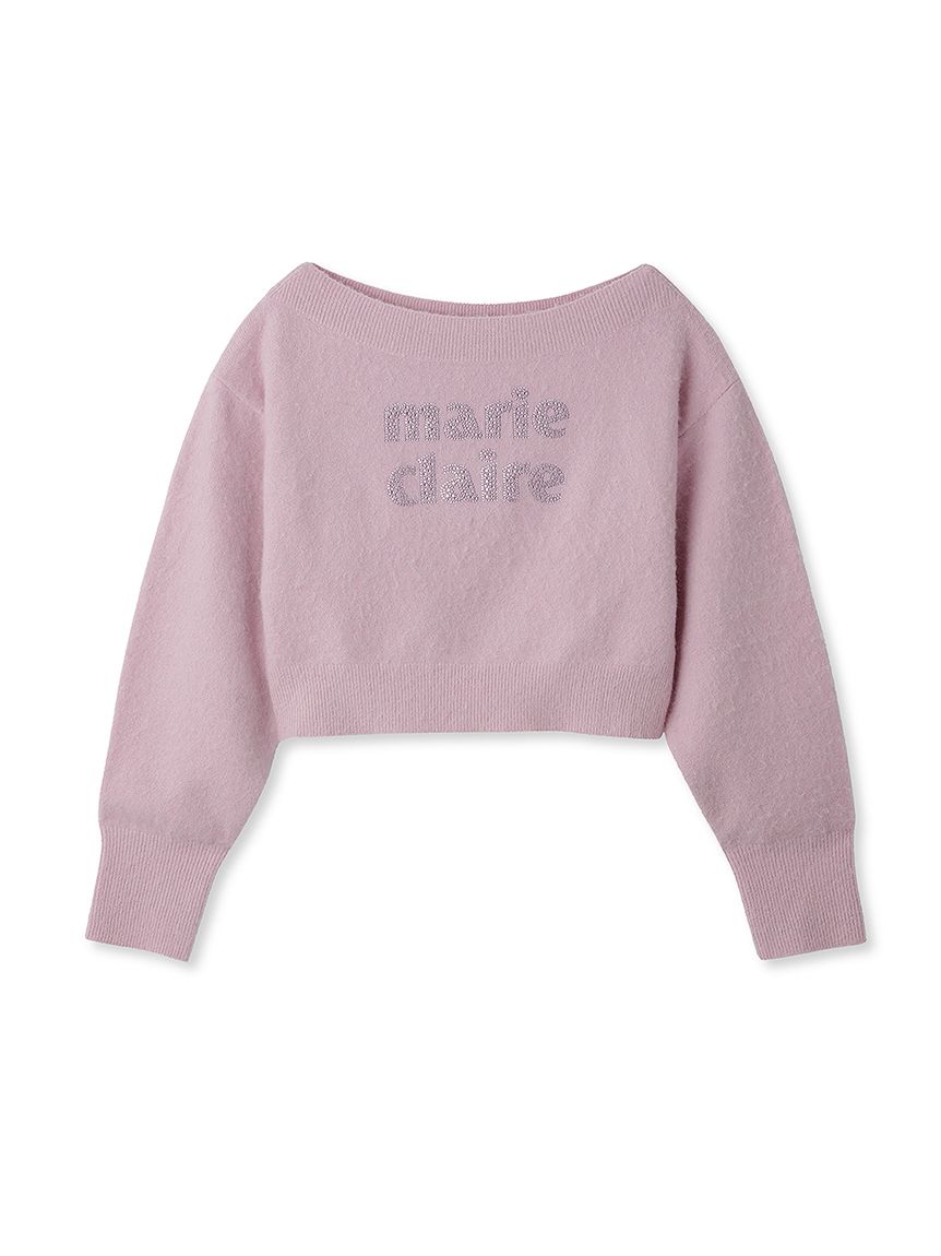 marieclaire×CELFORDCollaborationロゴニットプルオーバー(ニットプル