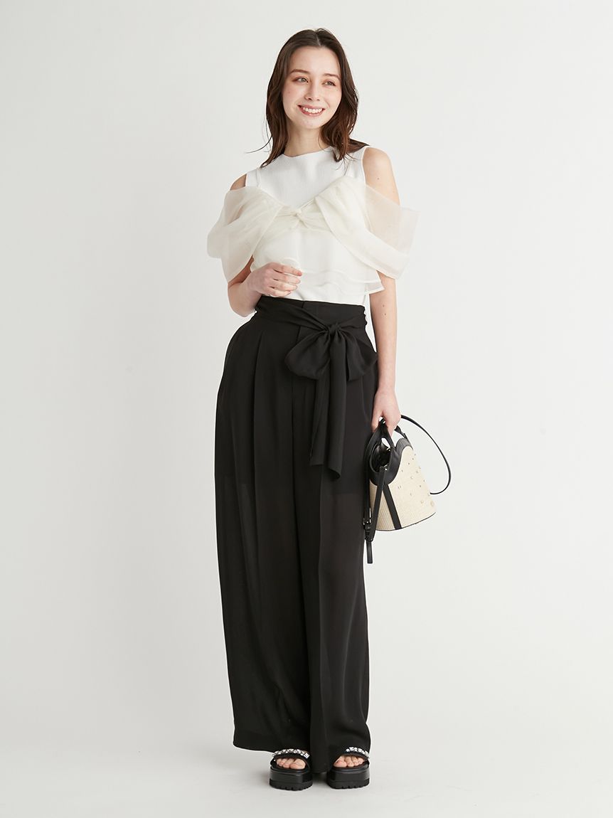 楽天市場】【SALE／60%OFF】バックリボンニットプルオーバー