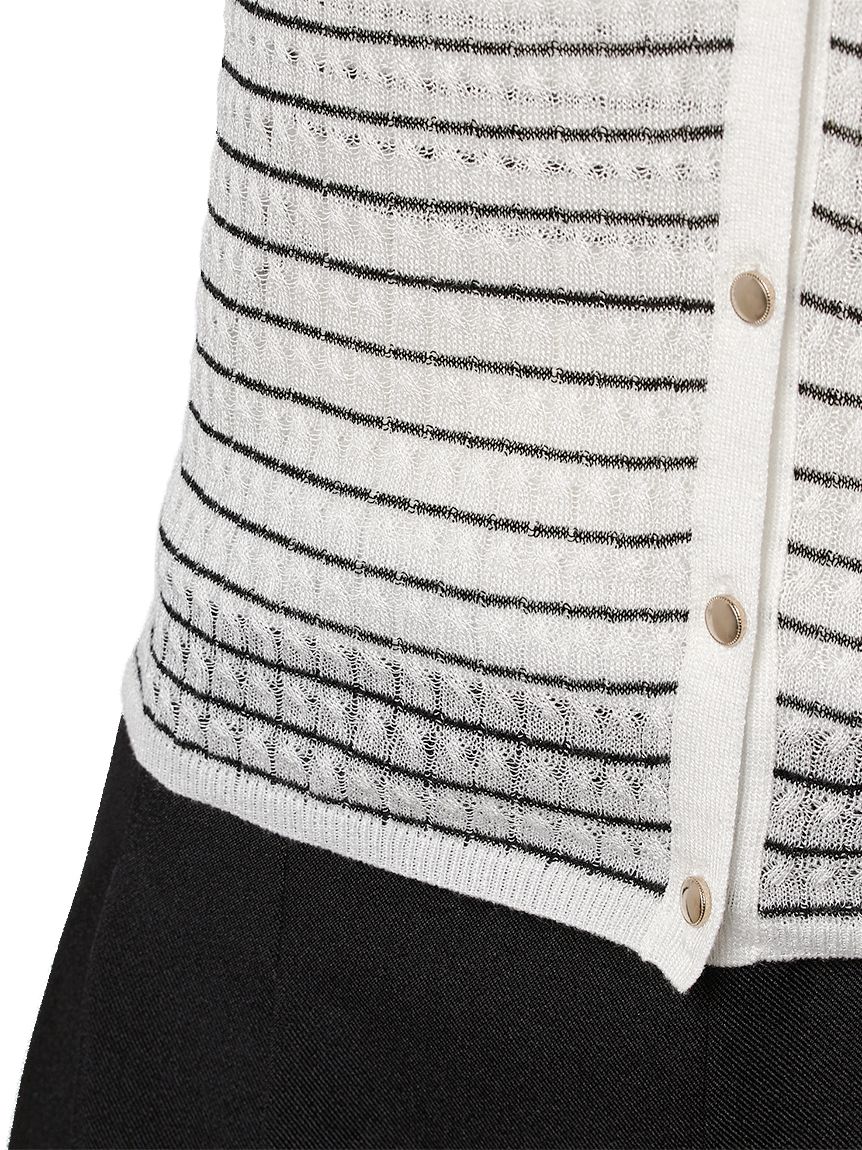 ケーブルアンサンブルニット(ニットプルオーバー)｜TOPS