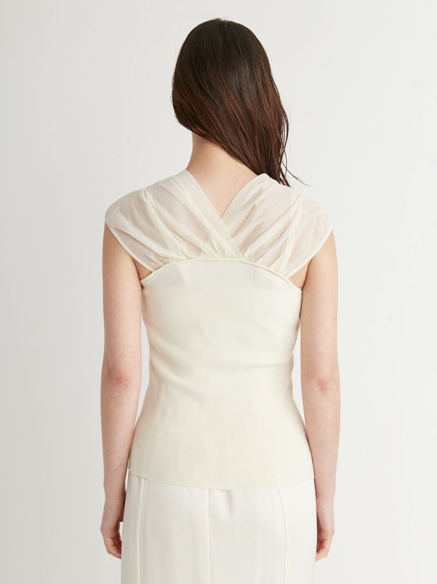 シルクブレンド2WAYニットプル(ニットプルオーバー)｜TOPS