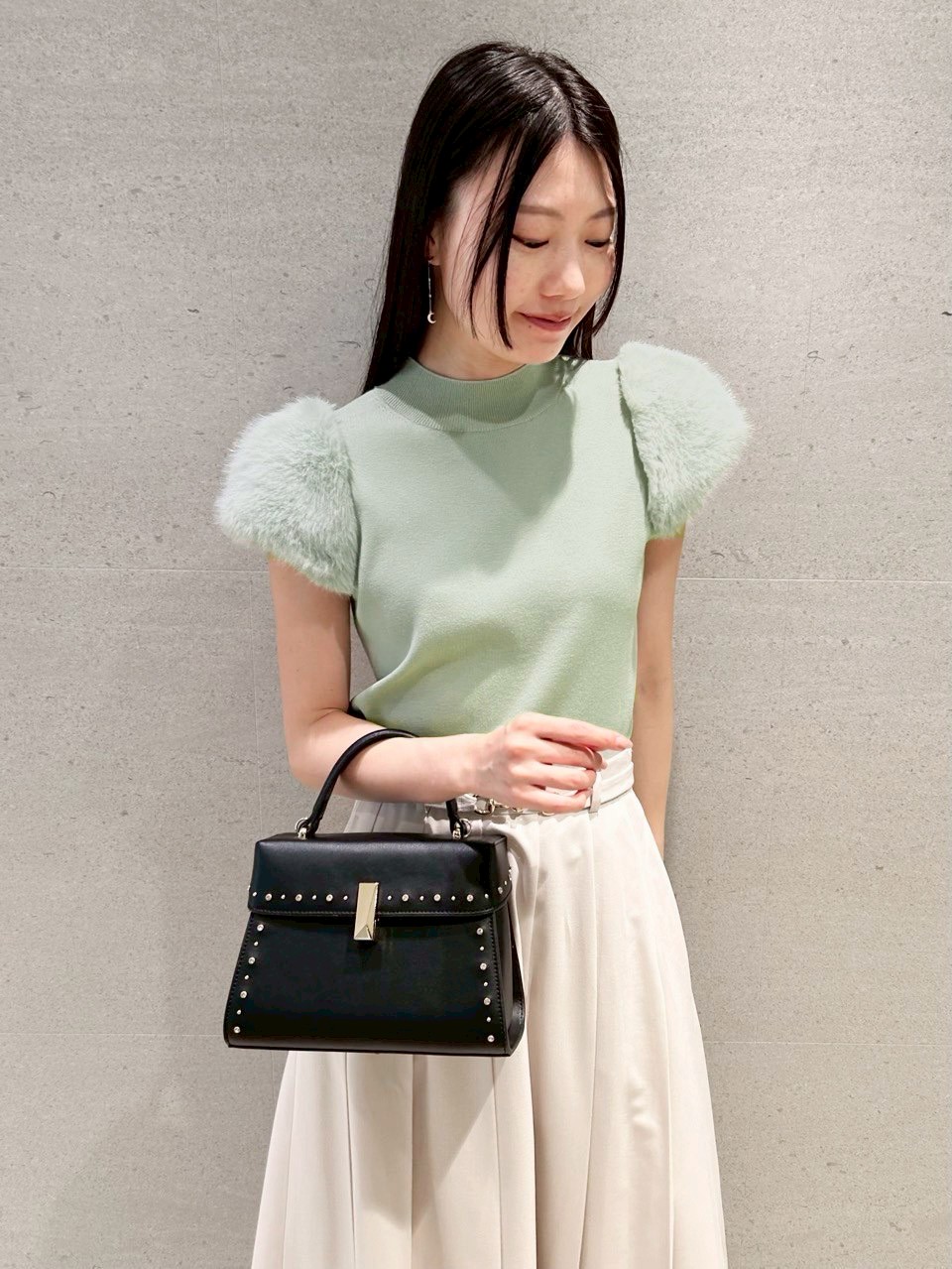 CELFORD セルフォード2024/AW シルクブレンドショートファースリーブ セルフォード CELFORD シルクブレンドショートファースリーブ