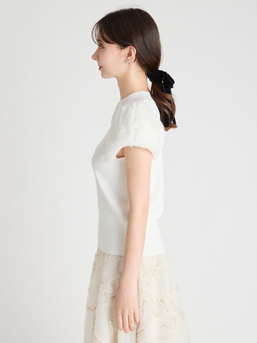 セルフォード　CELFORD ファーライクニットアンサンブル　新品　タグ付き Amazon | [セルフォード] ファーライクニットアンサンブル