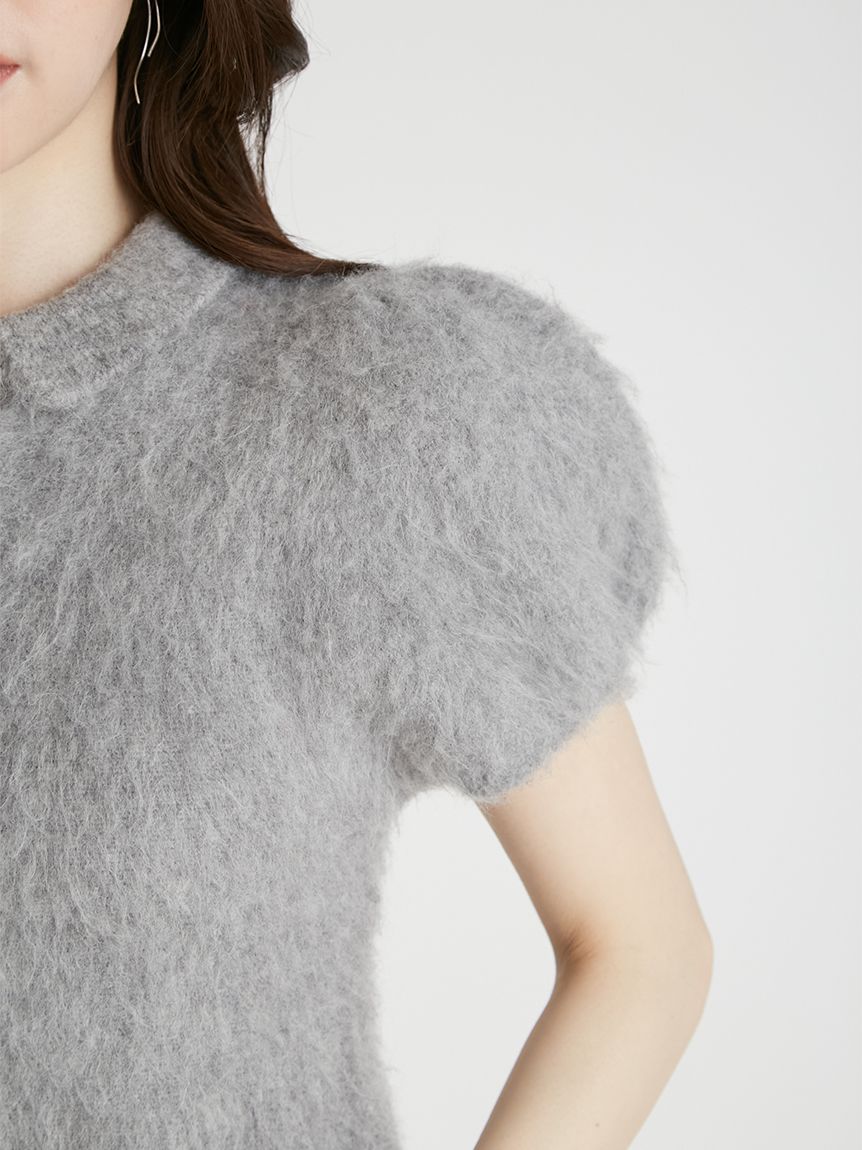 スキッパーペプラムニットプル(ニットプルオーバー)｜TOPS（トップス