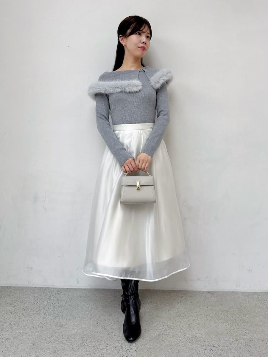 2点まとめAbercrombie 【M】 ファーニット アンゴラカシミヤ混 ウール混2wayファーニットプルオーバー | Whim Gazette(ウィム