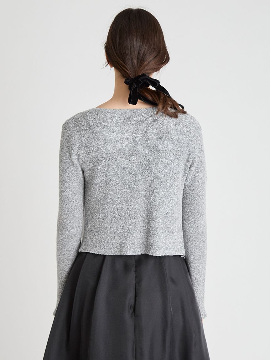 スクエアネックアンサンブルニット(ニットプルオーバー)｜TOPS