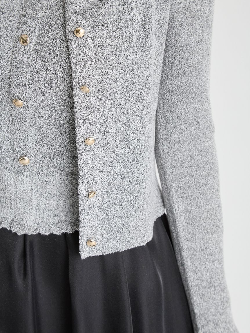 スクエアネックアンサンブルニット(ニットプルオーバー)｜TOPS