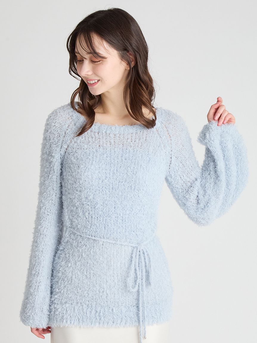 ❤︎25SS❤︎新品【CELFORD】ボウタイリボンニットプルオーバー 38 GRN Amazon | [セルフォード] ボウタイリボンニットプルオーバー