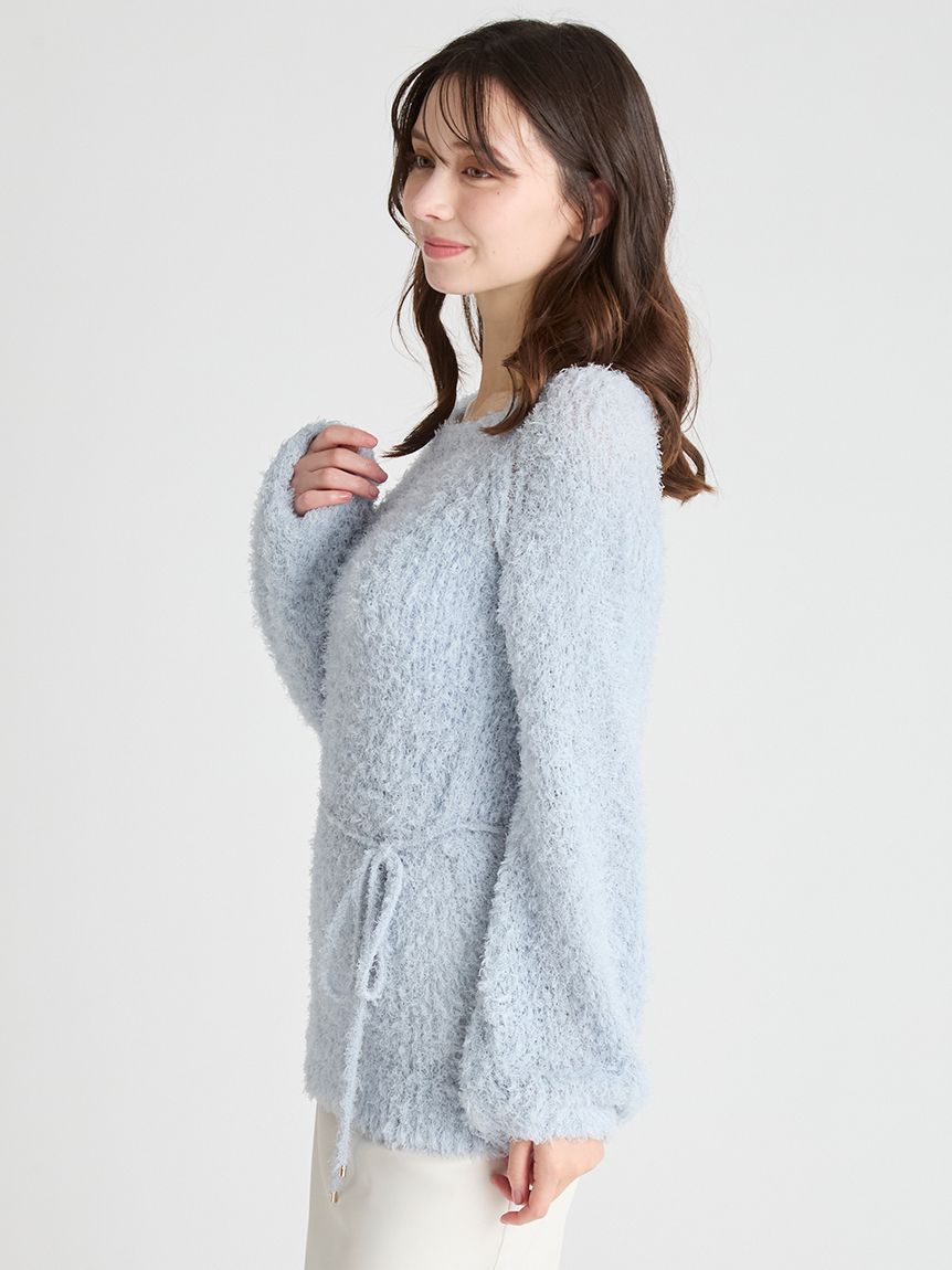 ❤︎25SS❤︎新品【CELFORD】ボウタイリボンニットプルオーバー 38 GRN ボウタイリボンアーガイルニットプルオーバー(ニットプル