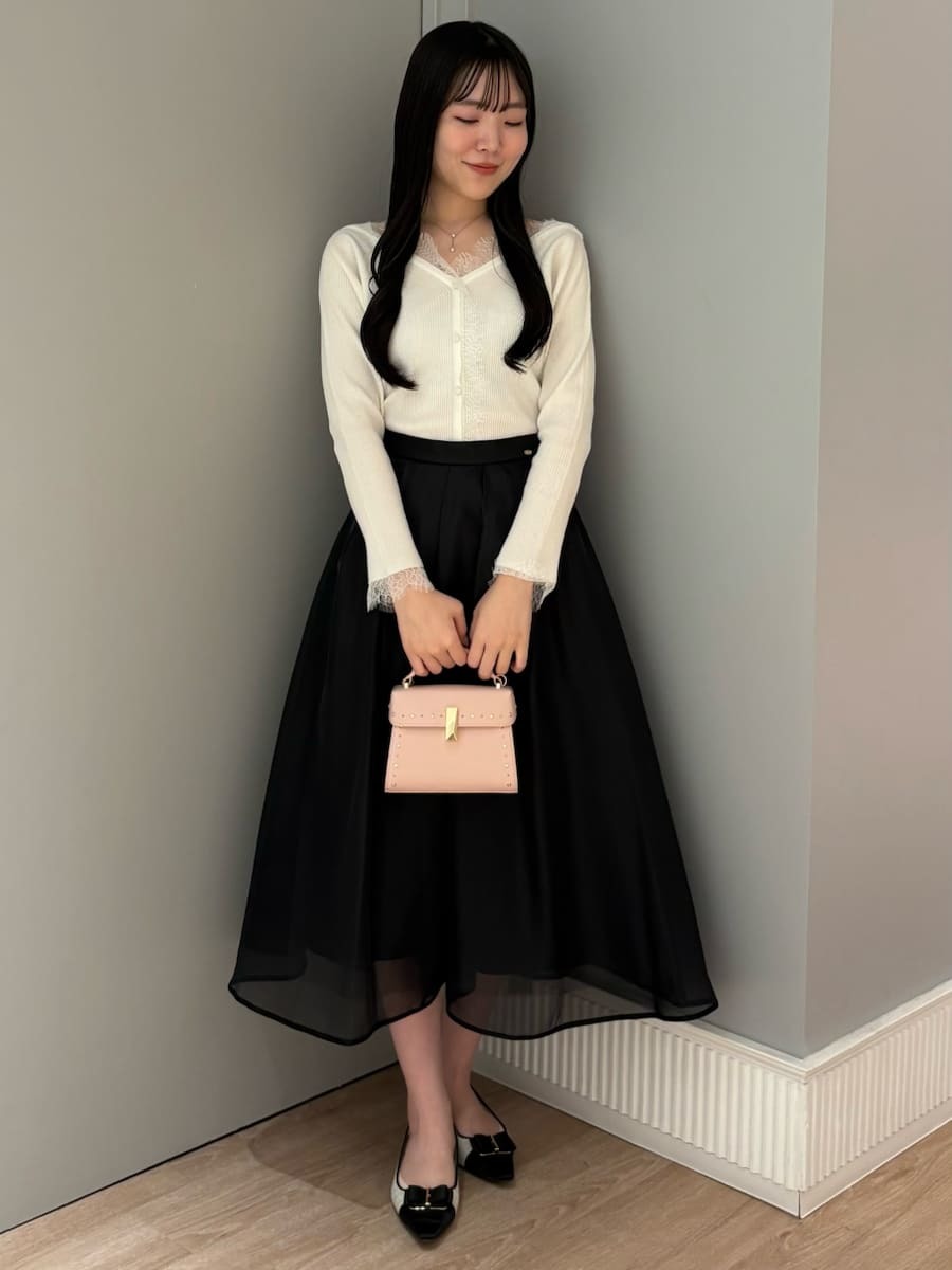 レーストリムニットプルオーバー(ニットプルオーバー)｜TOPS（トップス