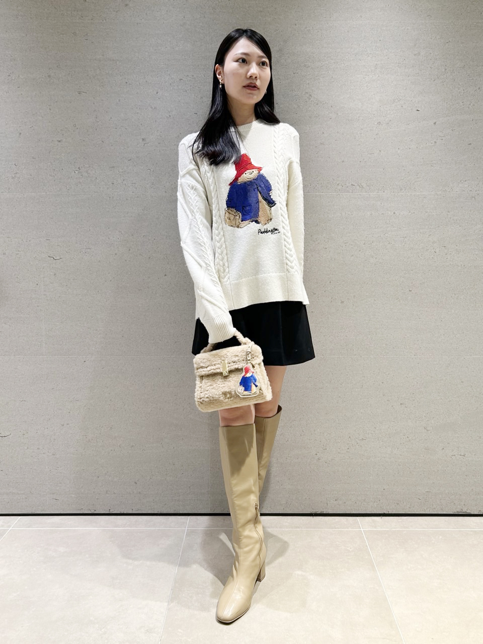 パディントン(TM)×CELFORD】ケーブルニットプルオーバー(ニットプル