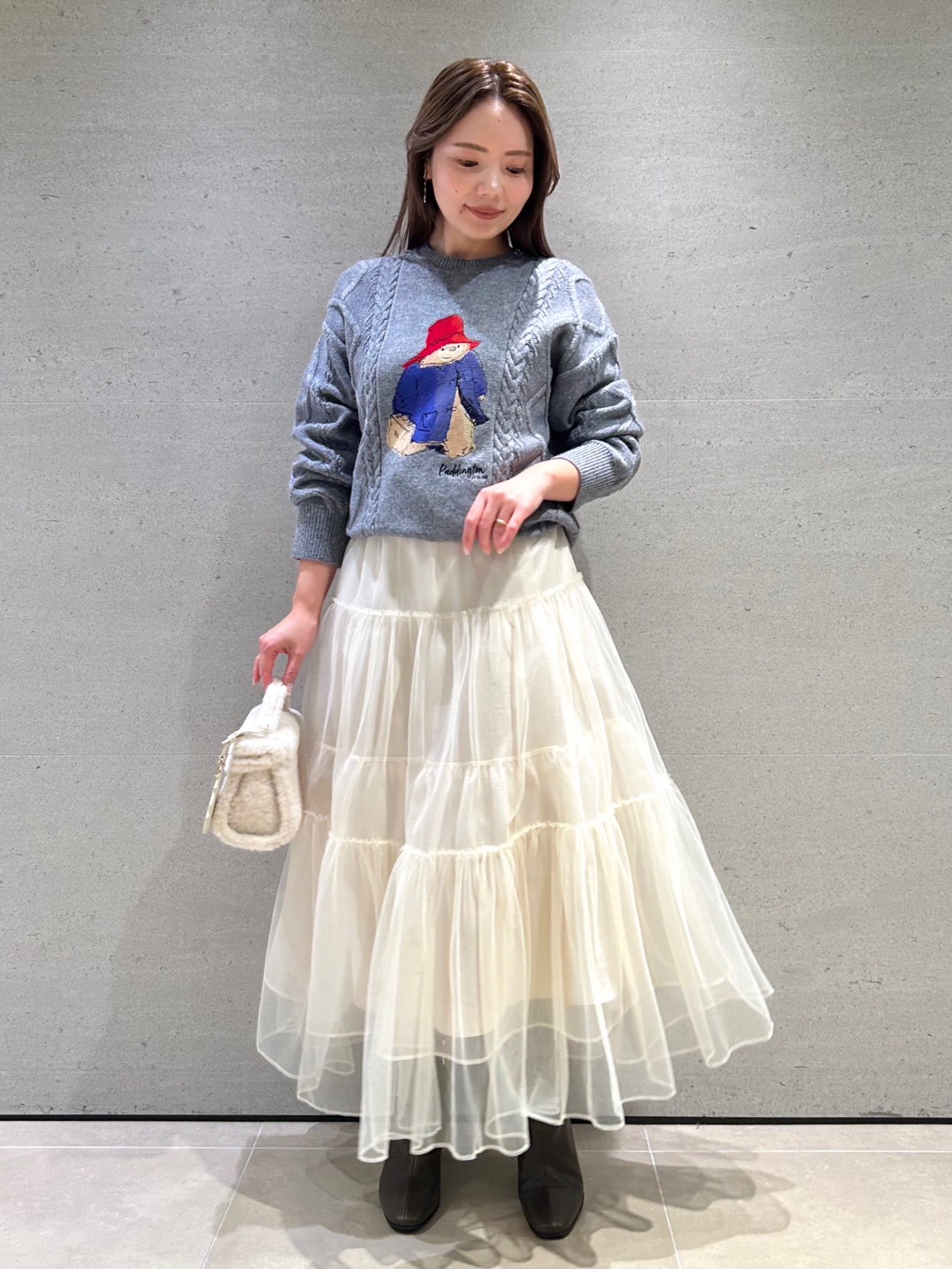 パディントン(TM)×CELFORD】ケーブルニットプルオーバー(ニットプル