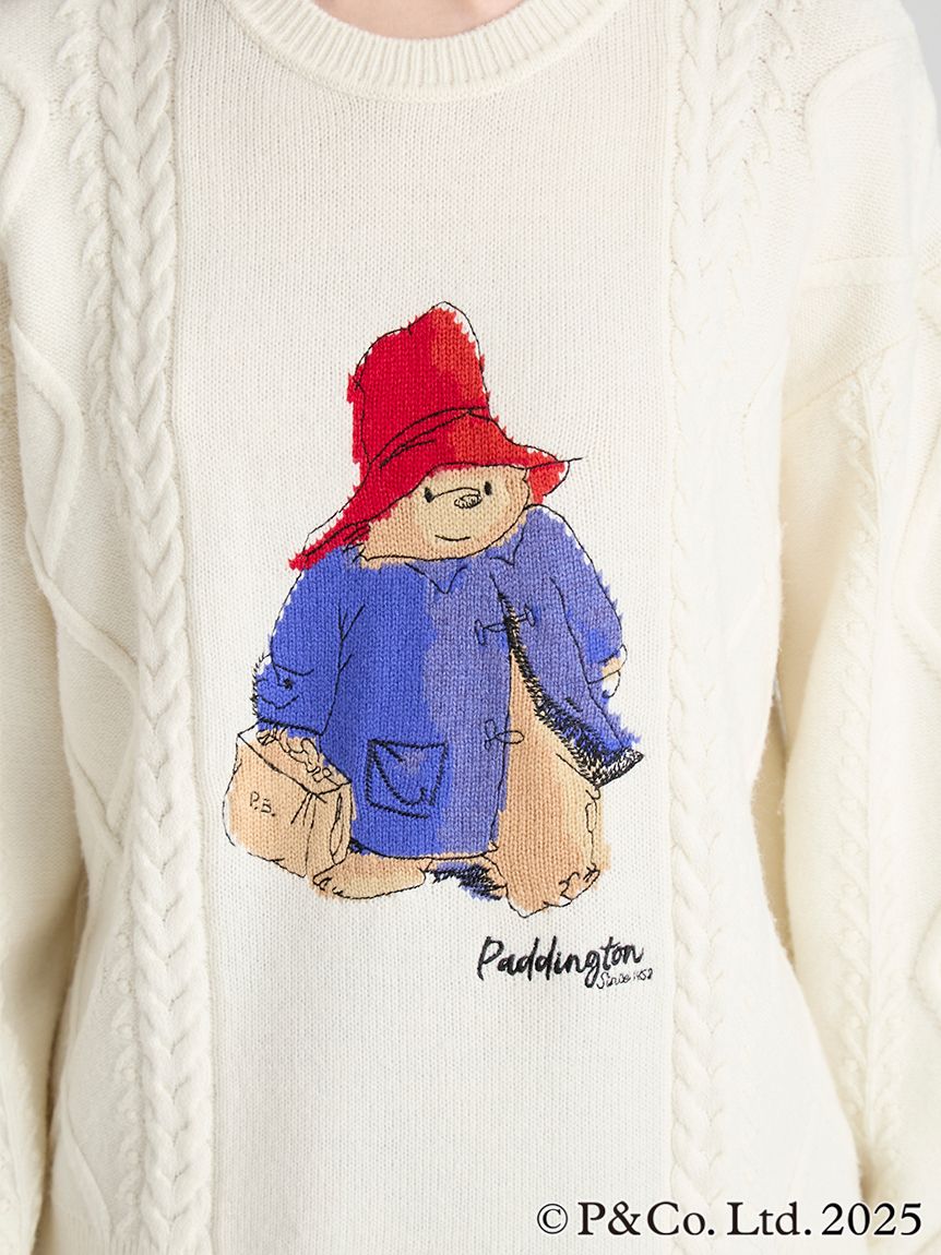 パディントン(TM)×CELFORD】ケーブルニットプルオーバー(ニットプル