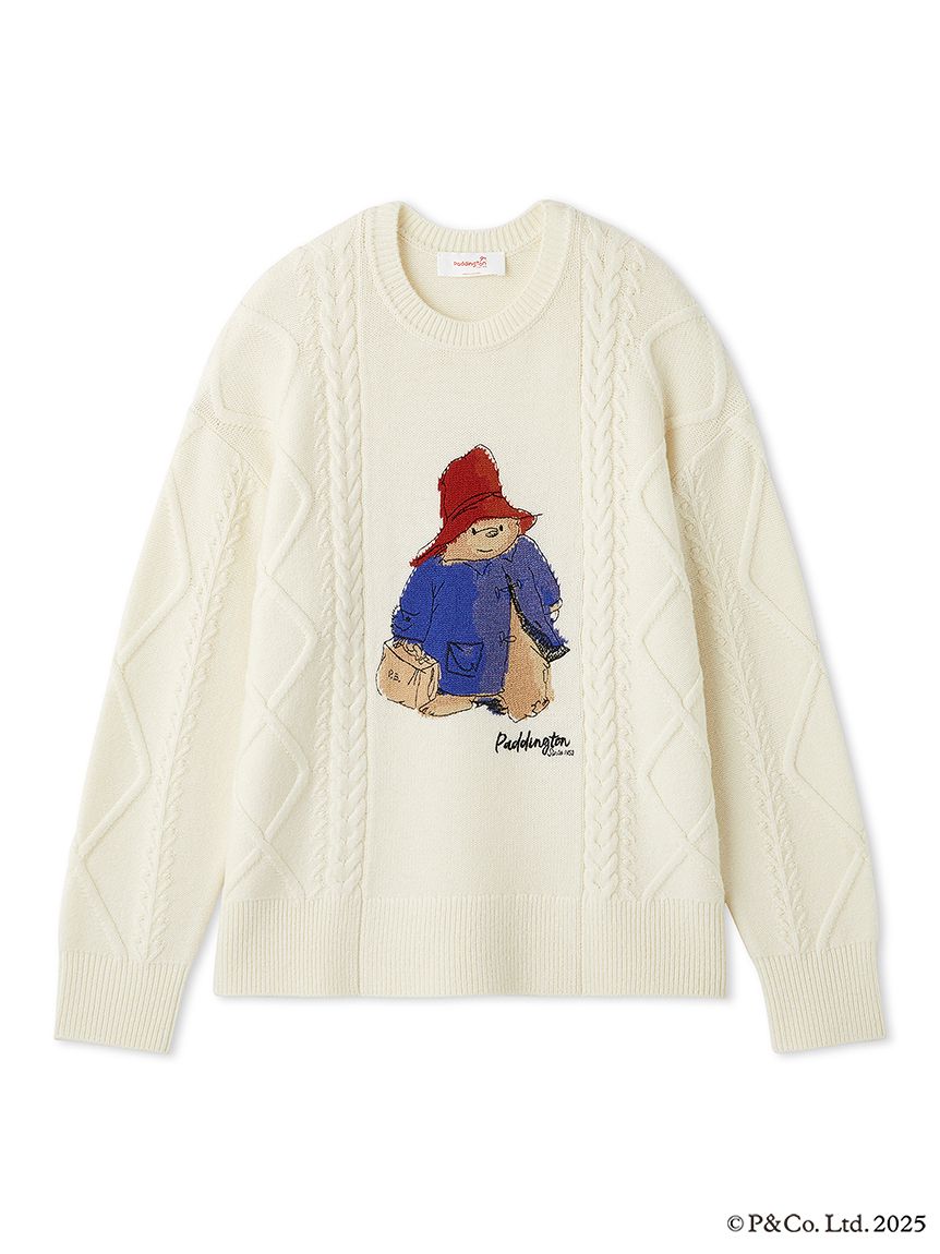 パディントン(TM)×CELFORD】ケーブルニットプルオーバー(ニットプル