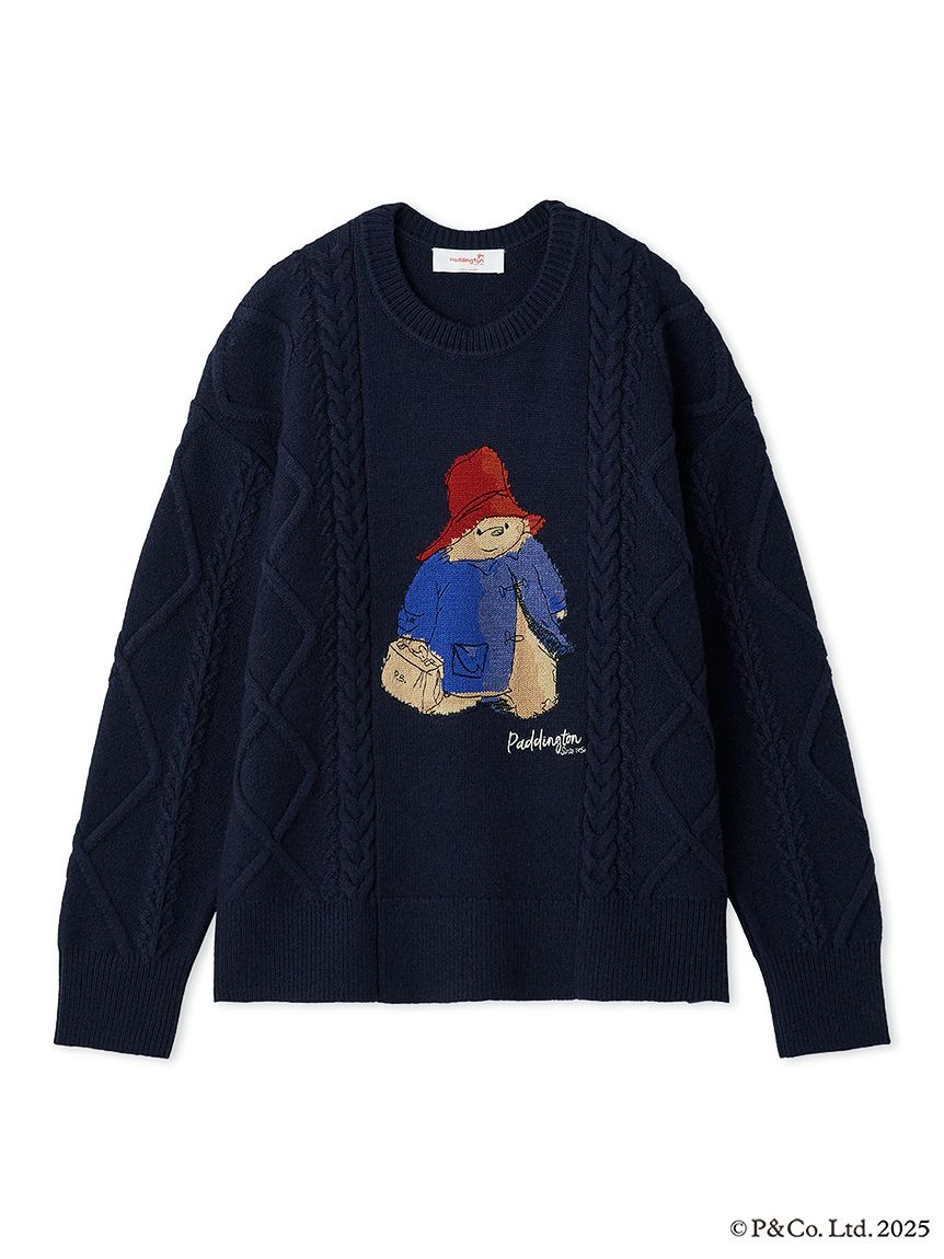 パディントン(TM)×CELFORD】ケーブルニットプルオーバー(ニットプル