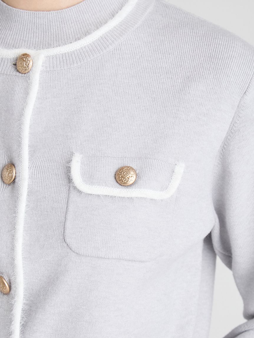 ファートリムニットアンサンブル(ニットプルオーバー)｜TOPS（トップス