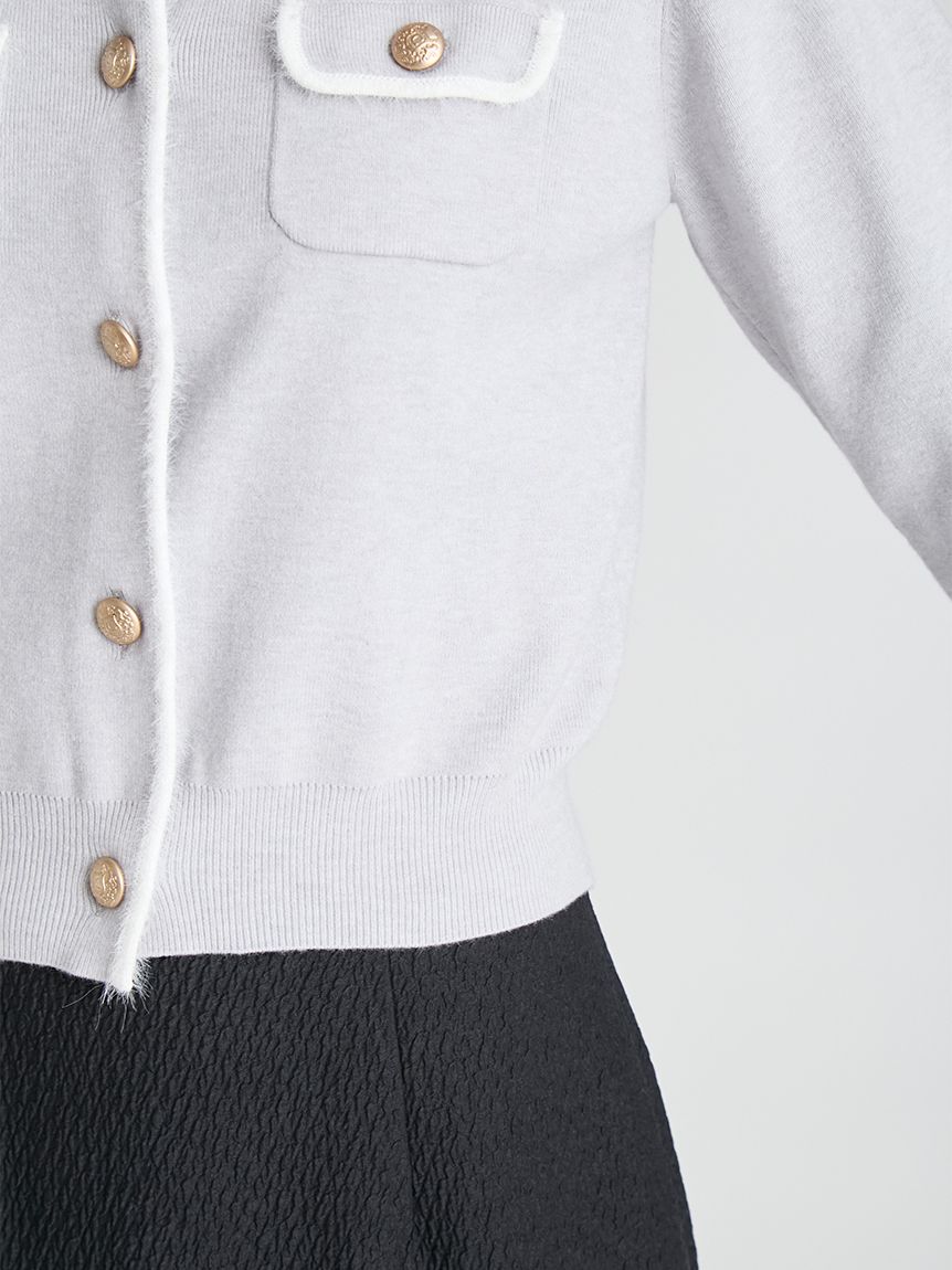 ファートリムニットアンサンブル(ニットプルオーバー)｜TOPS（トップス