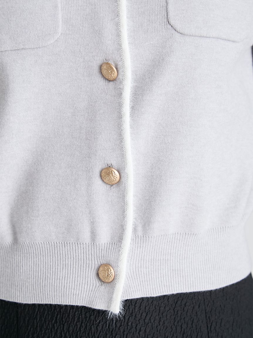 ファートリムニットアンサンブル(ニットプルオーバー)｜TOPS（トップス