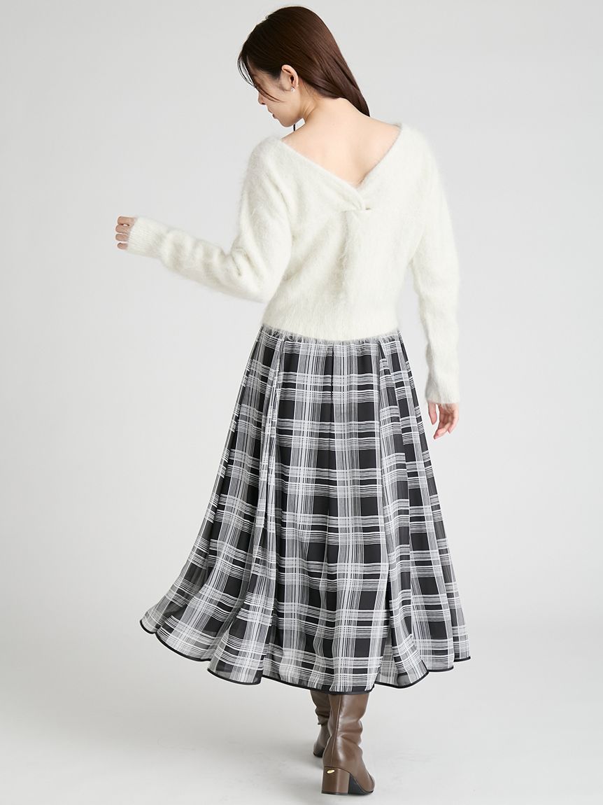 セルフォード　celford ツイストニットプル　ピンク ツイストニットプルオーバー(ニットプルオーバー)｜TOPS（トップス