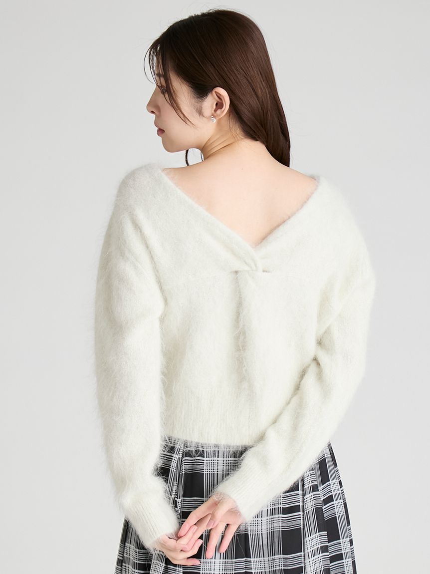 ツイストニットプルオーバー(ニットプルオーバー)｜TOPS（トップス