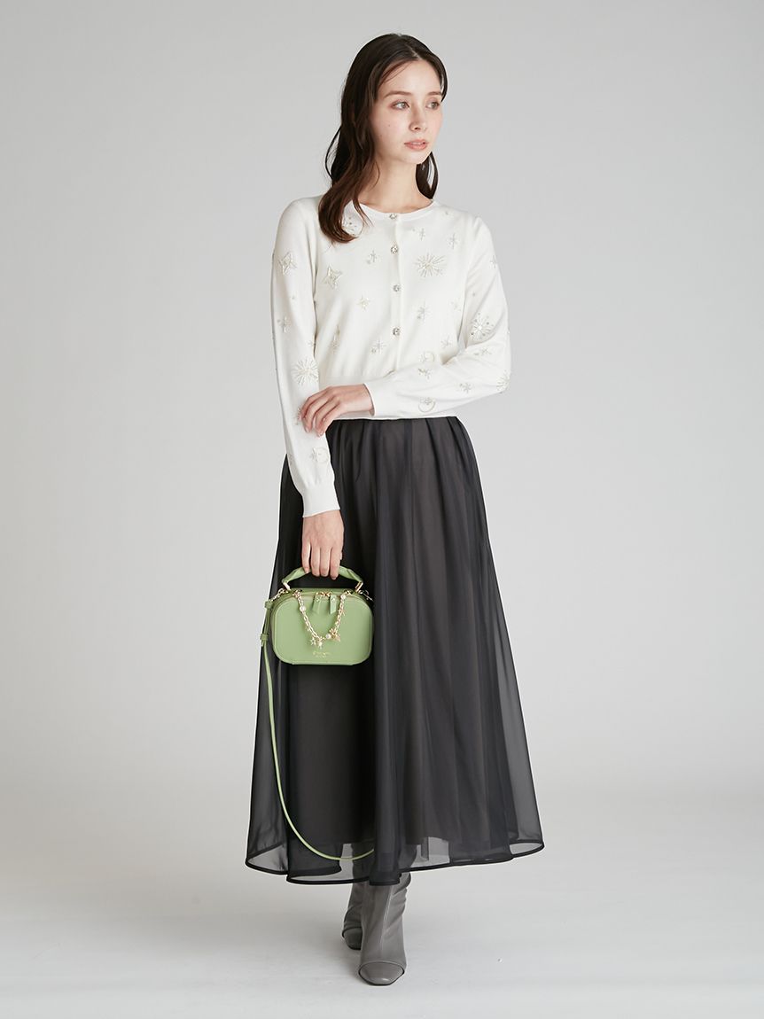 YUMI KATSURA for CELFORD】コラボスターリー刺繍ニットアンサンブル