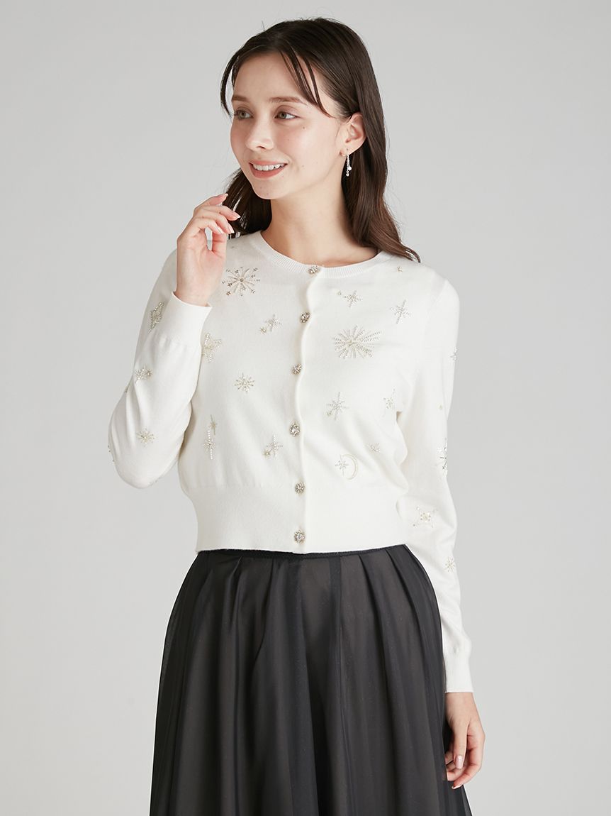 未開封♥️新作✨ CELFORDコラボスターリー刺繍ニットアンサンブル YUMI KATSURA for CELFORD】コラボスターリー刺繍ニットアンサンブル