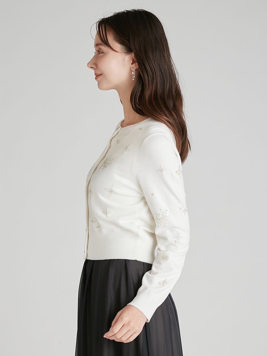 YUMI KATSURA for CELFORD】コラボスターリー刺繍ニットアンサンブル