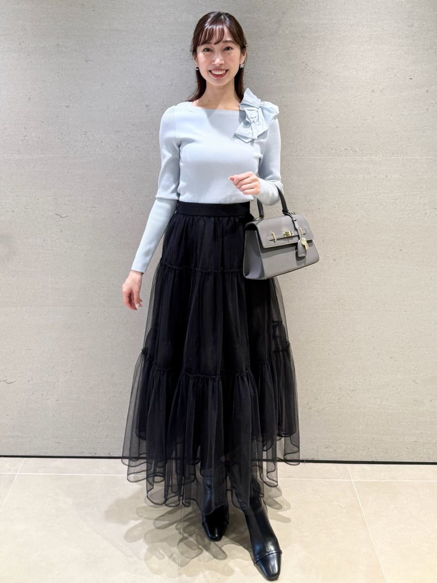 アシメフリルニットプルオーバー(ニットプルオーバー)｜TOPS（トップス