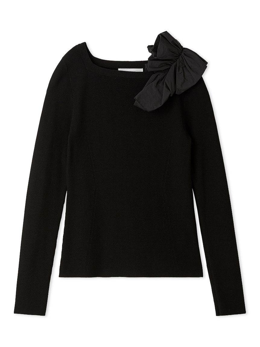 アシメフリルニットプルオーバー(ニットプルオーバー)｜TOPS（トップス