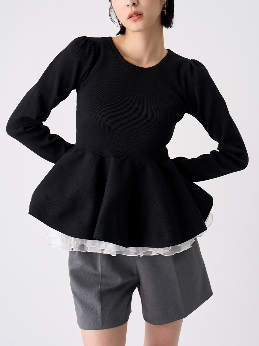 CELFORD ペプラムトップ 38 CELFORD ペプラムトップ 38 CELFORD｜ボレロセットペプラム