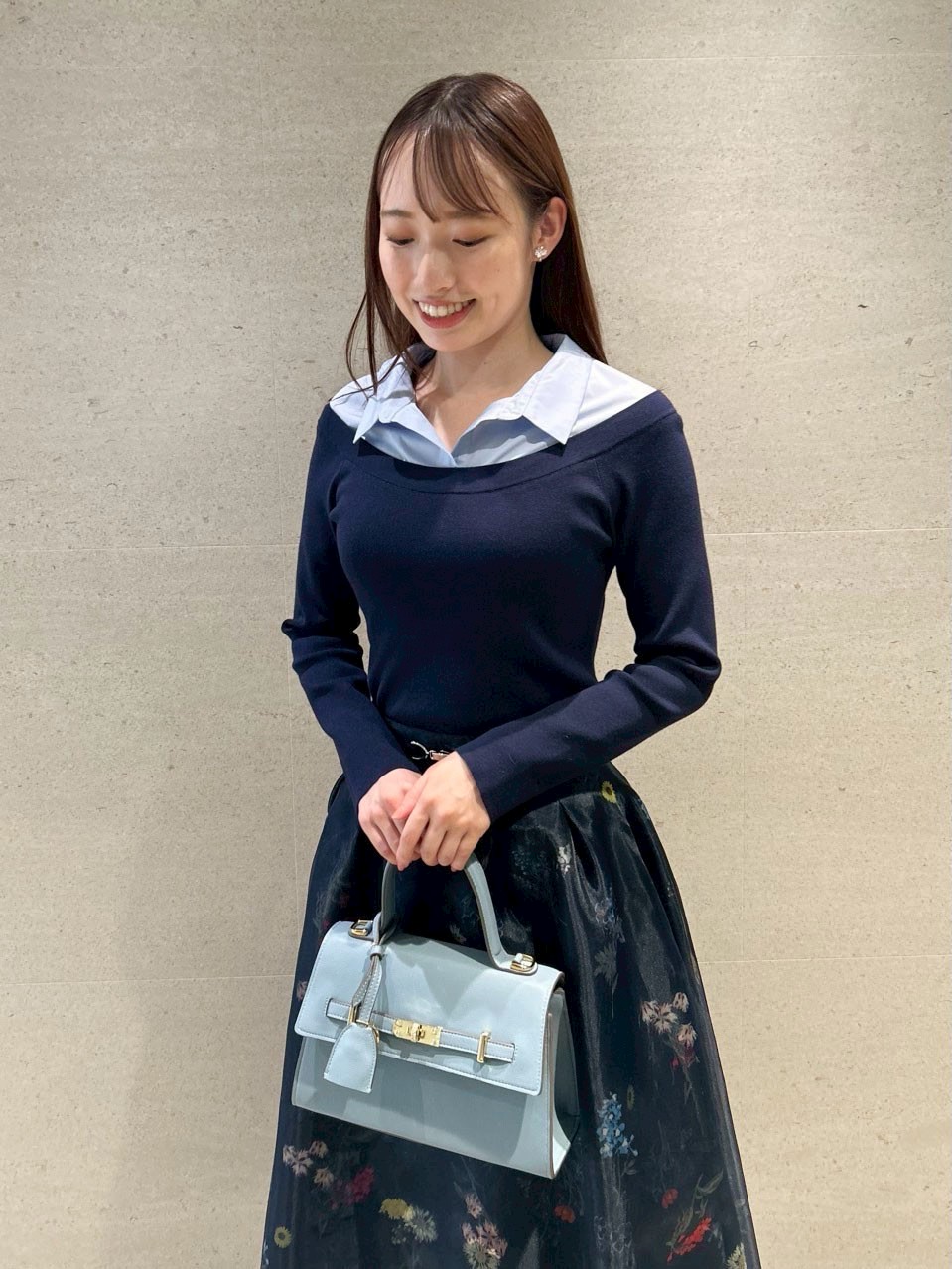 セルフォード　シャツレイヤードニットプルオーバー　36 シャツレイヤードニットプルオーバー(ニットプルオーバー)｜TOPS