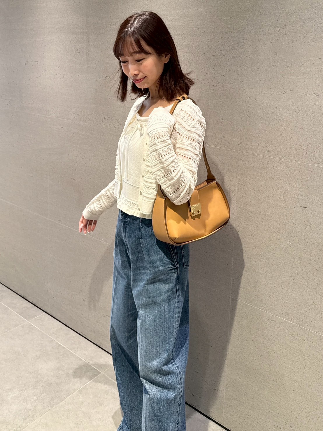 洗える】レーシーニットアンサンブル(カーディガン)｜TOPS（トップス