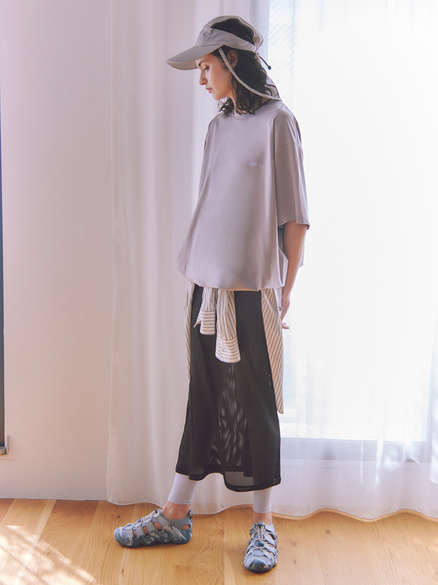 【emmi×KEEN】NICE MINT TEE×MESH OP SET