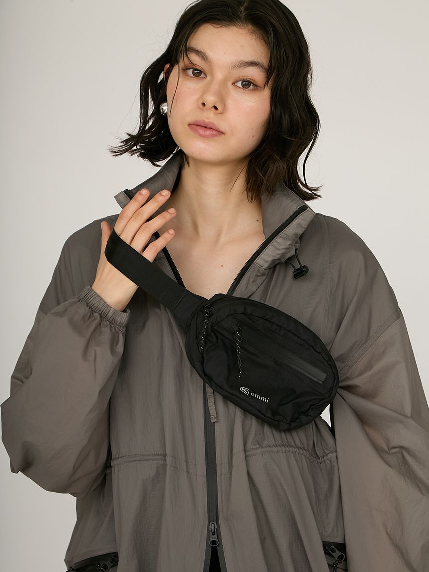 【emmi×KEEN】RECYCLE NYLON HIPBAG