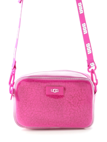 janey ii clear sheepskin bag
