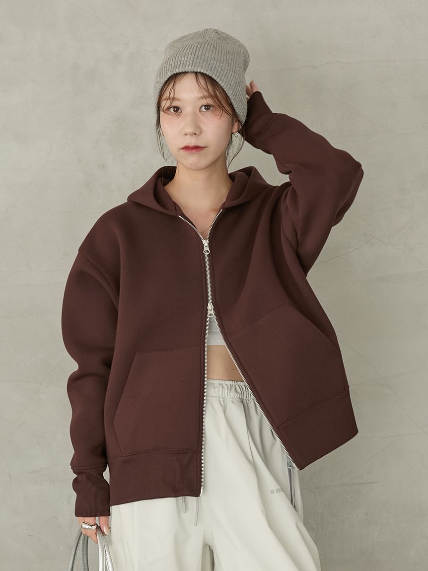 ダンボールジップアップフーディー(スウェット/パーカー)｜トップス