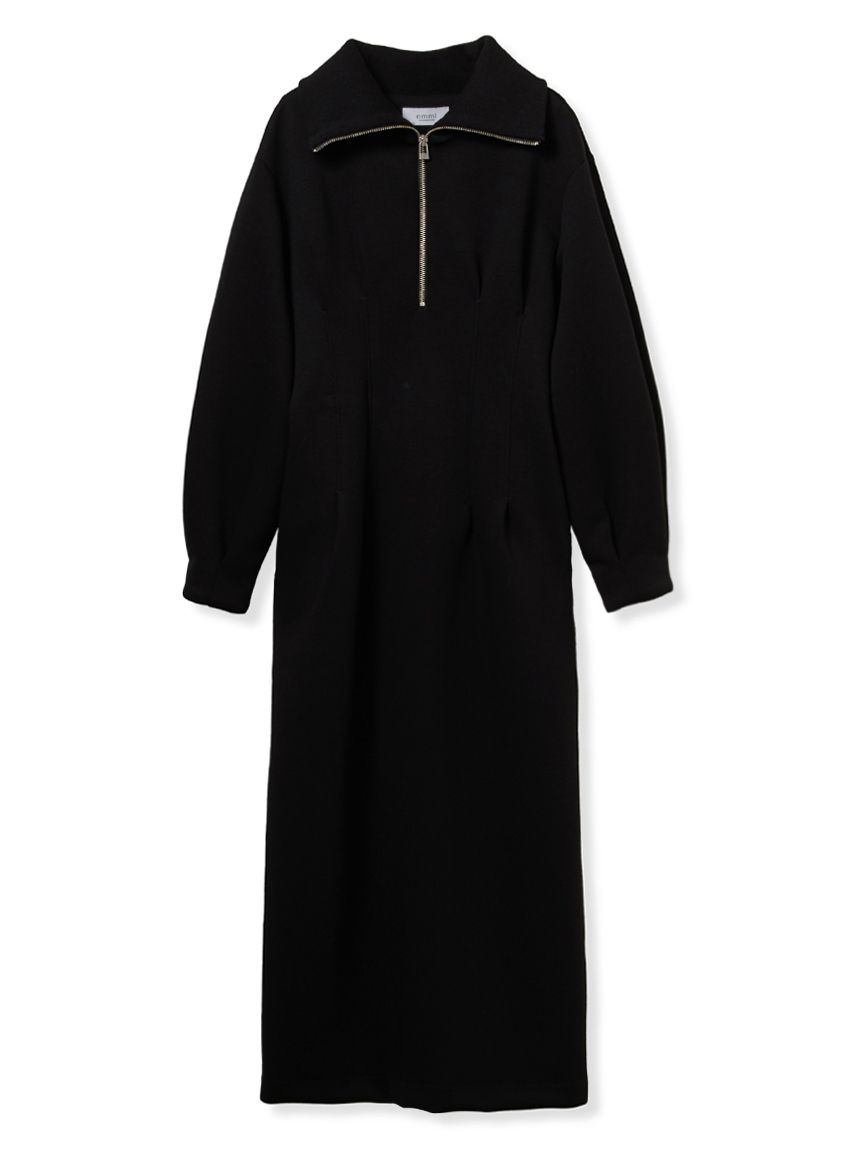 ONLINE限定】ハーフジップダンボールワンピース(カットワンピース