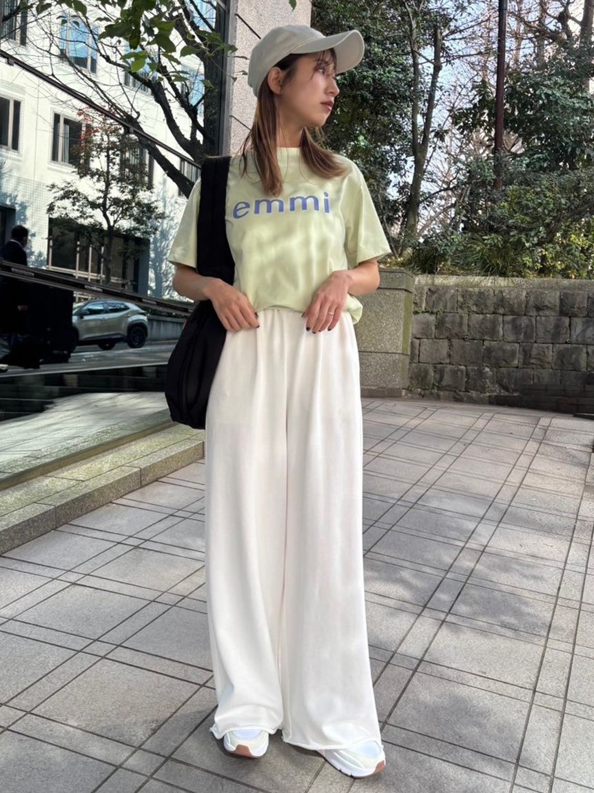 10th】eco emmiロゴスウェットパンツ(スウェットパンツ)｜パンツ