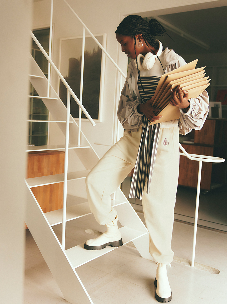 エンブレムロゴスウェットパンツ(ロングパンツ)｜パンツ｜emmi（エミ