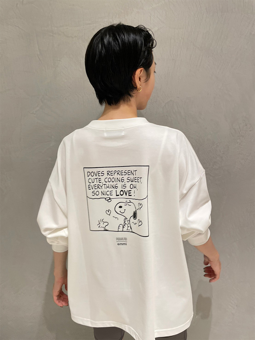 販売人気スヌーピー Tシャツ(ロンＴ) Tシャツ/カットソー(半袖/袖なし)