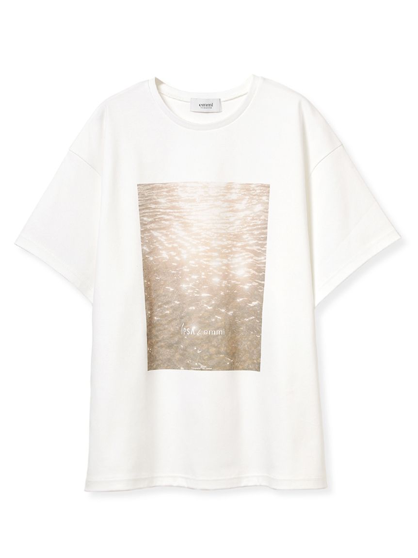 tシャツ 「IPSA/emmi」 フォトTシャツ レディース IPSA/emmi】 フォトTシャツ(Tシャツ/カットソー)｜トップス