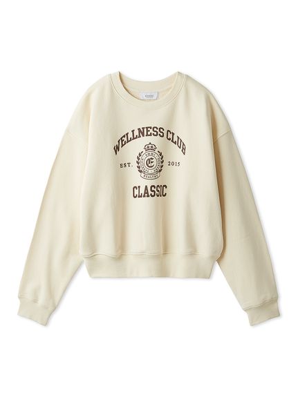 【最終価格】新品！emmi atelier エミアトリエ YALEスウェット emmi（エミ）の「【emmi atelier】ewcショート丈ロゴスエット