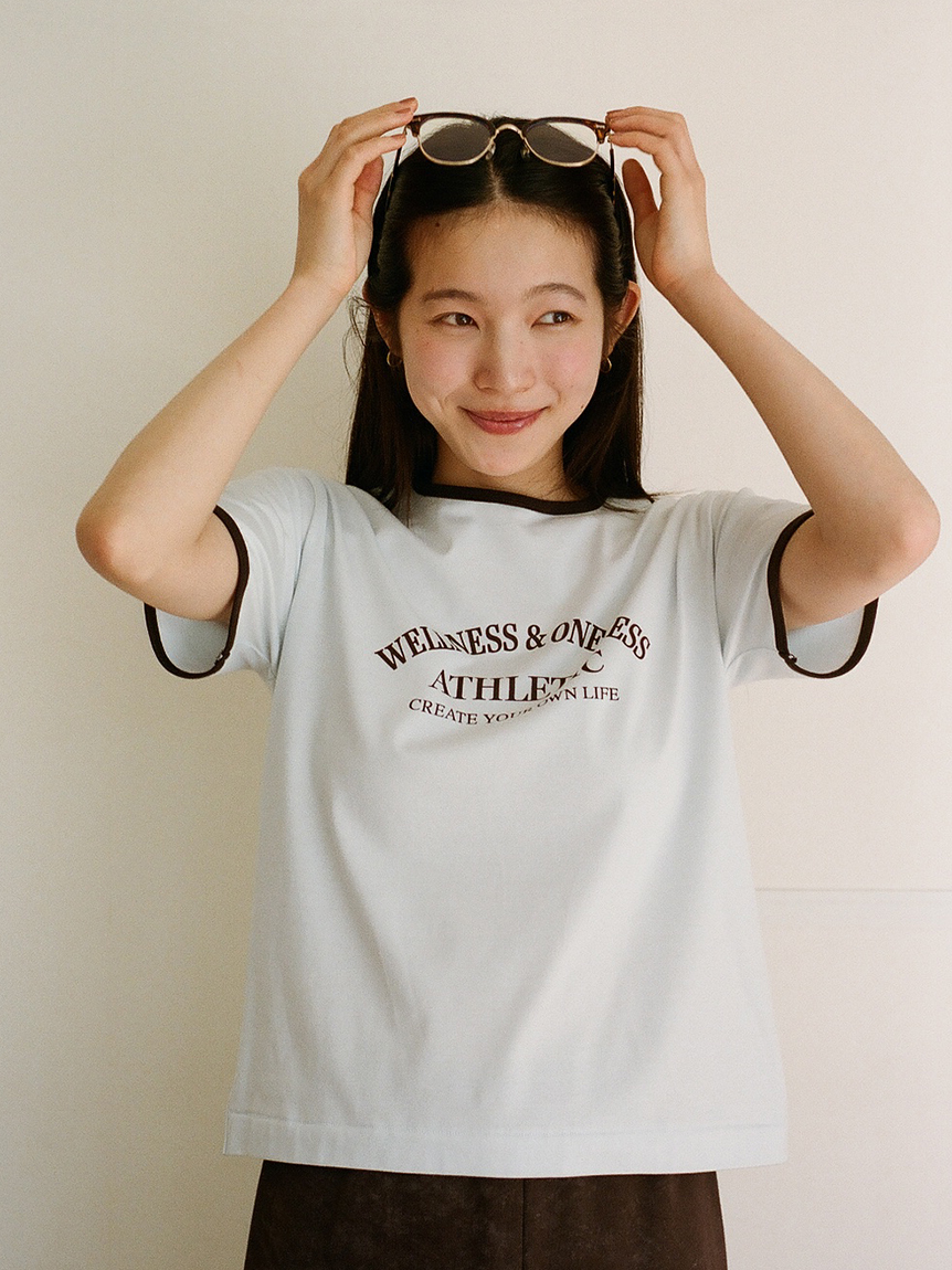 Alias & Ehren / Lillian 限定オフィシャルTシャツ+CD グラフィックリンガーTシャツ(Tシャツ/カットソー)｜トップス