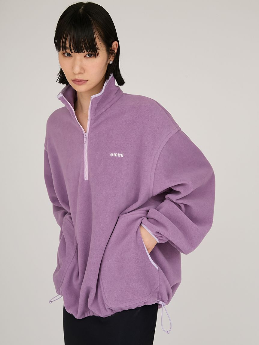 eco フリースハーフジッププルオーバー(スウェット/パーカー