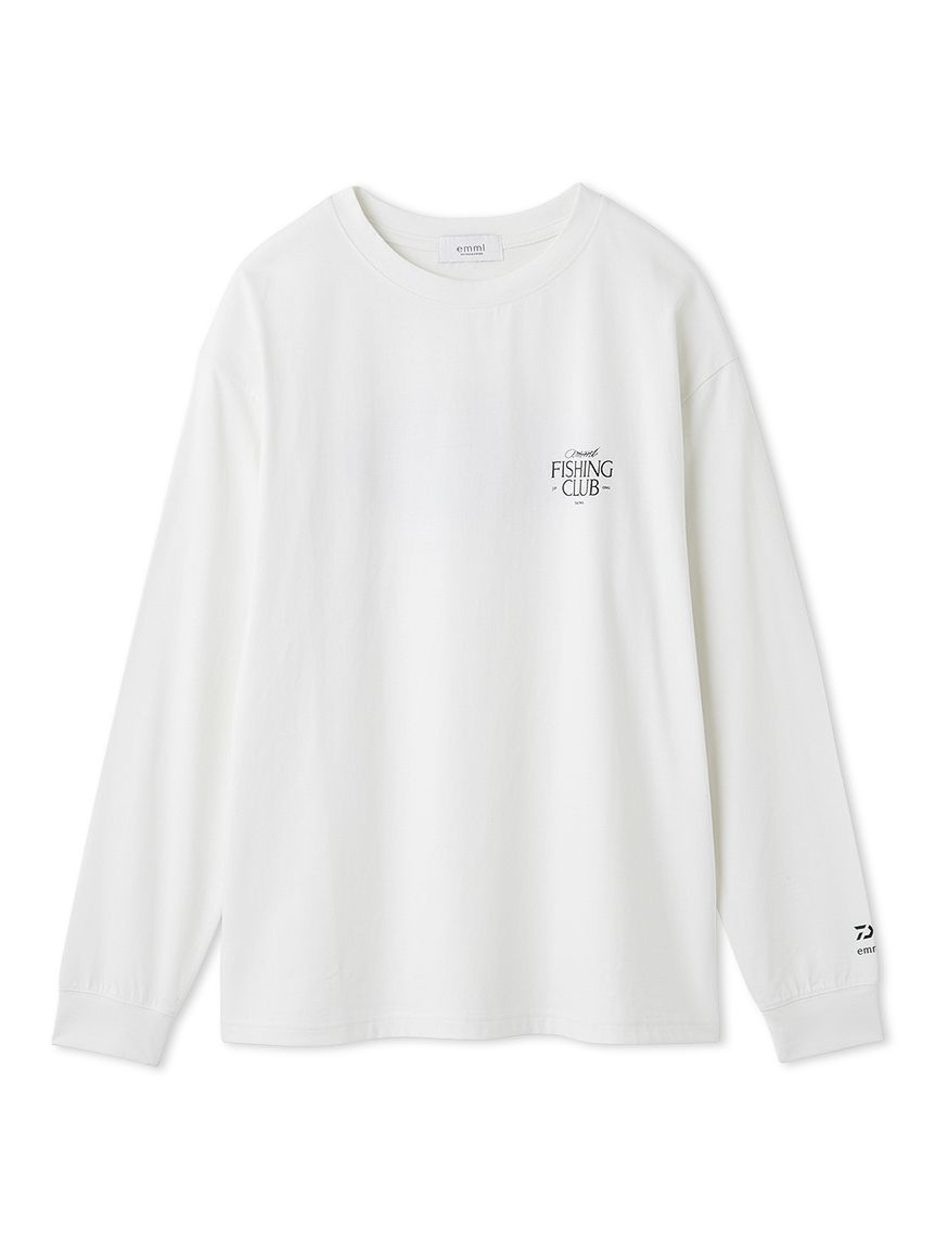 ロングTシャツホワイトエミ82様 emmi/DAIWA】eco グラフィックロングTシャツ(Tシャツ/カットソー